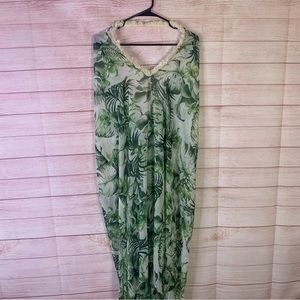 Pool To Party‎ Floral Swim Cover Up One Size